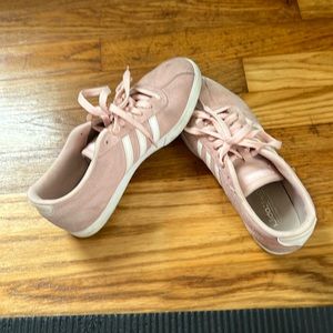 Women's Adidas Baby Pink Slip Ons